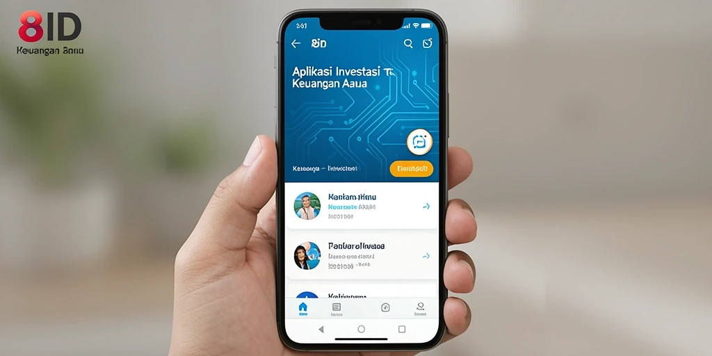 Tampilan antarmuka aplikasi 8ID yang intuitif dan mudah digunakan.