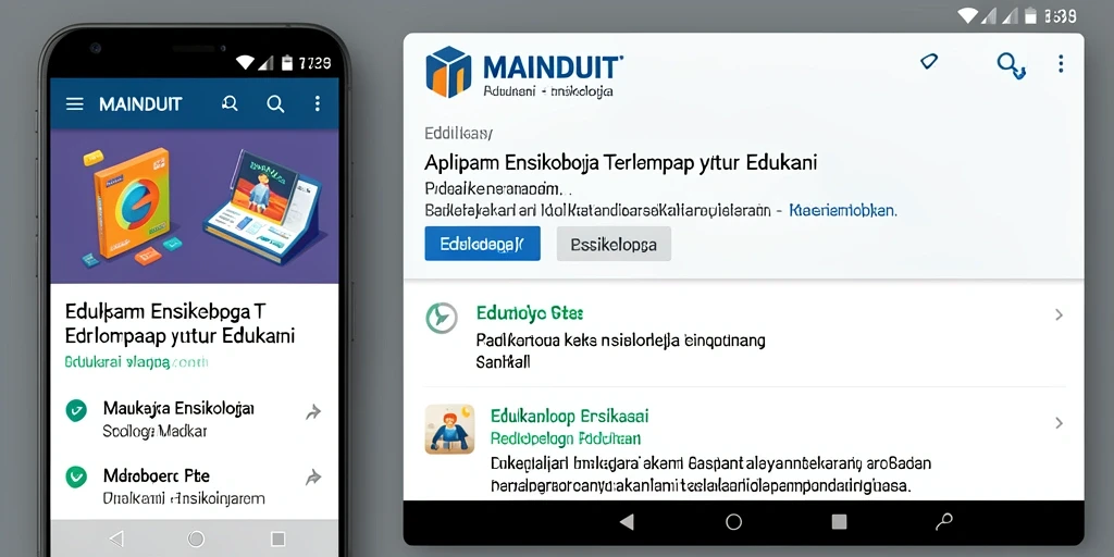Tampilan antarmuka aplikasi MAINDUIT yang user-friendly dan informatif.