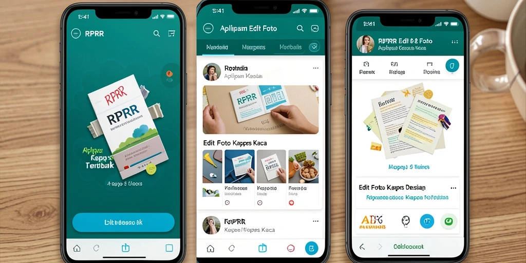 Tampilan antarmuka pengguna RPRR saat mengedit foto kertas kaca.