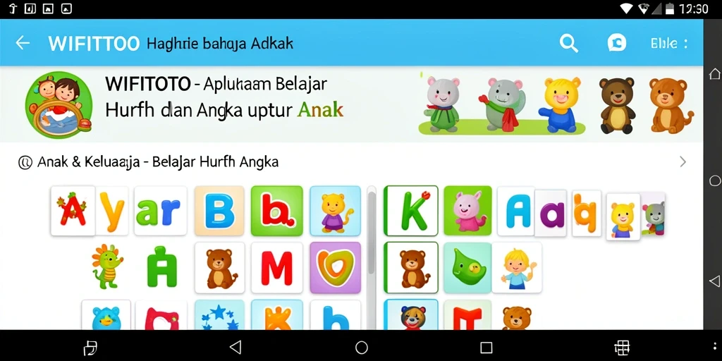 Antarmuka WIFITOTO yang edukatif dan interaktif.